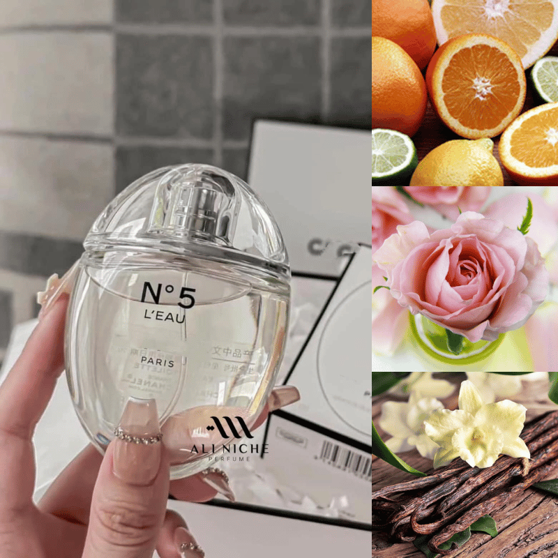  Chanel No.5 L’Eau lan tỏa mùi hương Cam Chanh trong lành như mật ngọt thấm đẫm màu của nắng